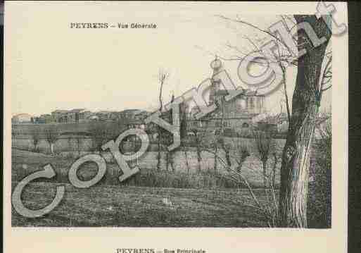 Ville de PEYRENS Carte postale ancienne