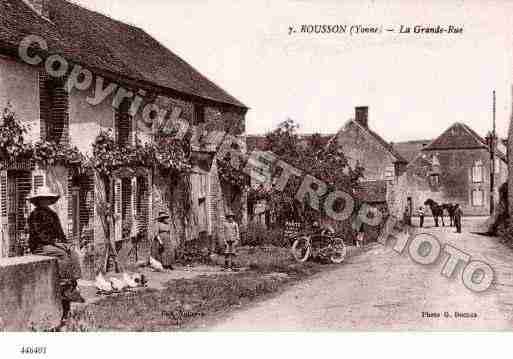 Ville de ROUSSON Carte postale ancienne