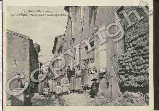 Ville de SAINTFRICHOUX Carte postale ancienne