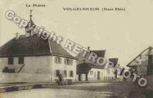 Ville de VOLGELSHEIM Carte postale ancienne