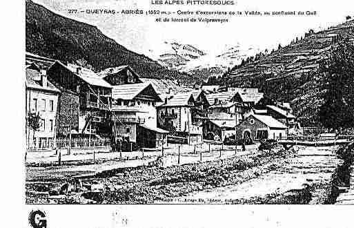 Ville de ABRIES Carte postale ancienne