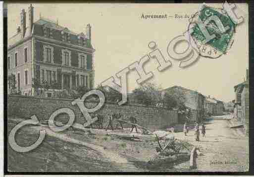 Ville de APREMONT Carte postale ancienne