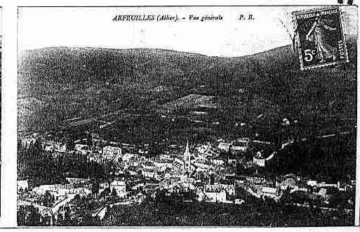 Ville de ARFEUILLES Carte postale ancienne