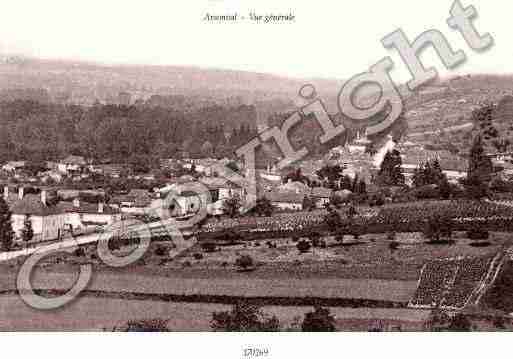 Ville de ARSONVAL Carte postale ancienne