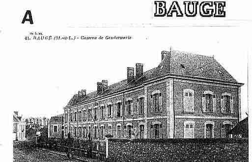 Ville de BAUGE Carte postale ancienne