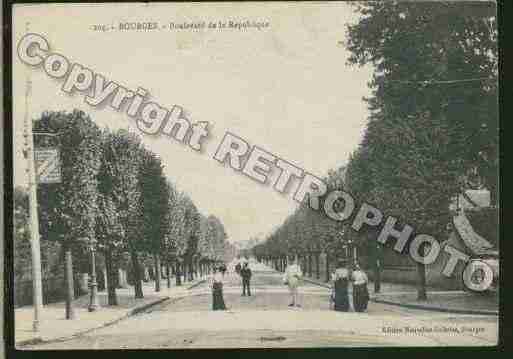 Ville de BOURGES Carte postale ancienne