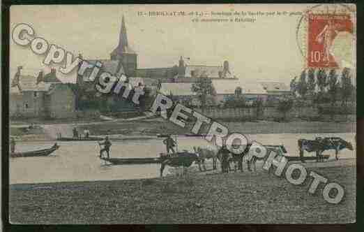 Ville de BRIOLLAY Carte postale ancienne