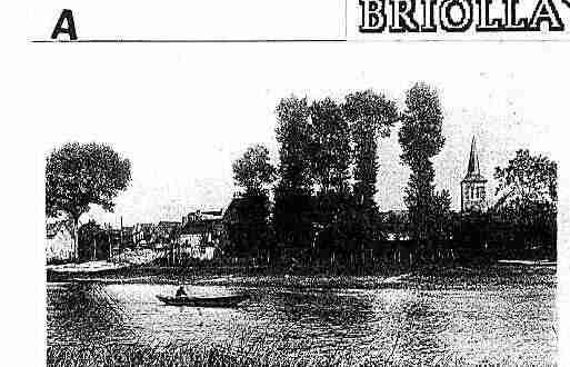 Ville de BRIOLLAY Carte postale ancienne