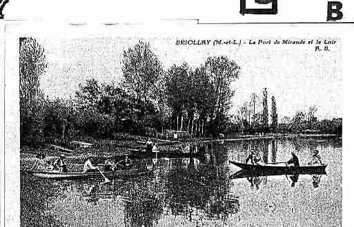Ville de BRIOLLAY Carte postale ancienne