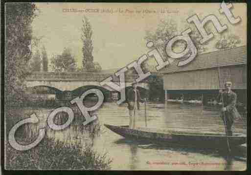 Ville de CELLESSUROURCE Carte postale ancienne