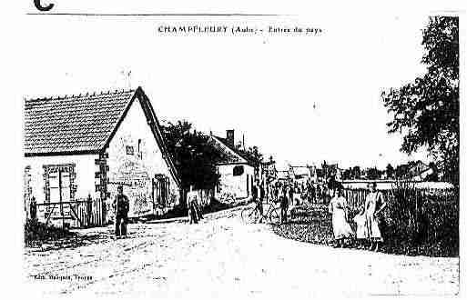 Ville de CHAMPFLEURY Carte postale ancienne