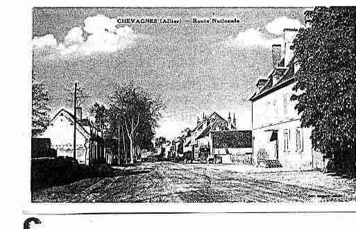 Ville de CHEVAGNES Carte postale ancienne