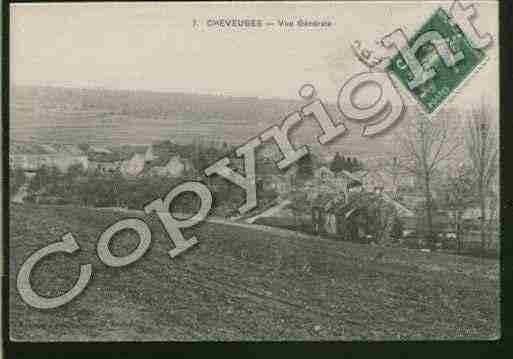 Ville de CHEVEUGES Carte postale ancienne