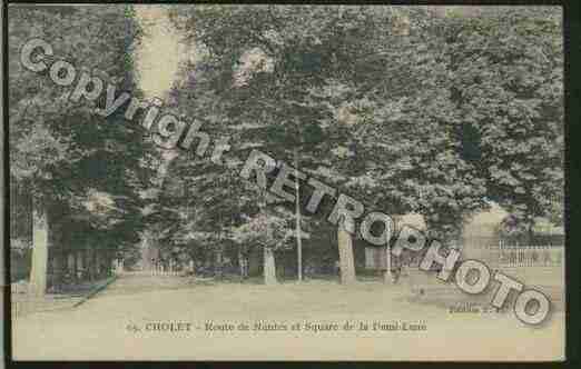 Ville de CHOLET Carte postale ancienne