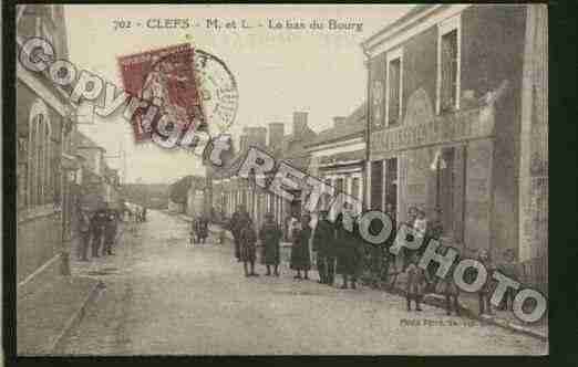 Ville de CLEFS Carte postale ancienne