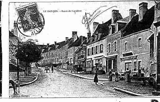 Ville de DONJON(LE) Carte postale ancienne