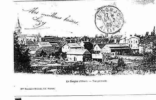 Ville de DONJON(LE) Carte postale ancienne