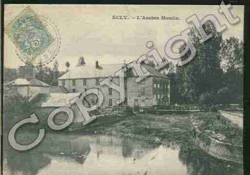 Ville de ECLY Carte postale ancienne