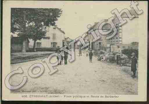 Ville de ETROUSSAT Carte postale ancienne