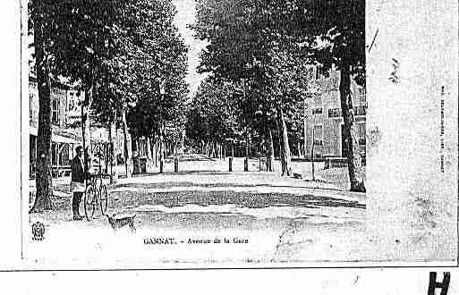 Ville de GANNAT Carte postale ancienne