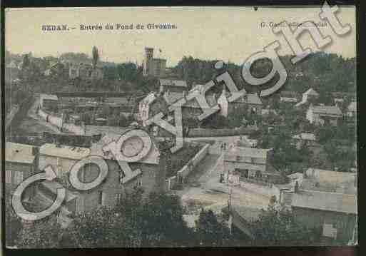 Ville de GIVONNE Carte postale ancienne