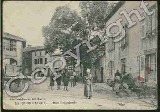 Ville de LAPRUGNE Carte postale ancienne