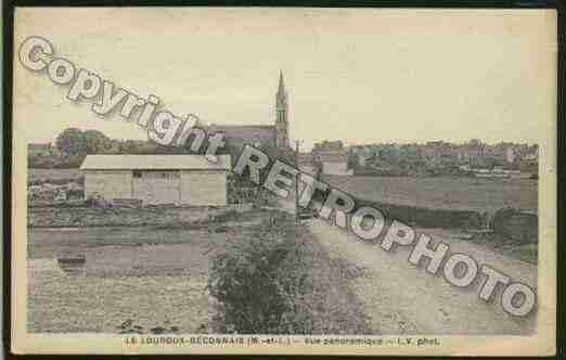 Ville de LOUROUXBECONNAIS(LE) Carte postale ancienne