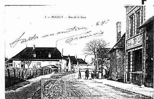 Ville de MAILLYLECAMP Carte postale ancienne