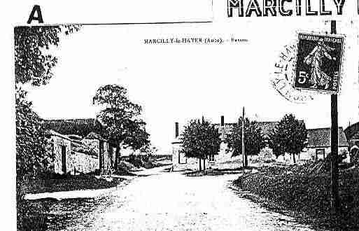 Ville de MARCILLYLEHAYER Carte postale ancienne