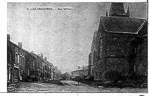 Ville de MAZURES(LES) Carte postale ancienne