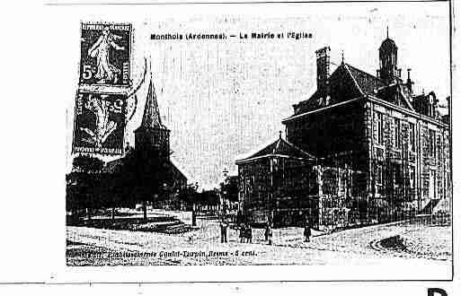 Ville de MONTHOIS Carte postale ancienne