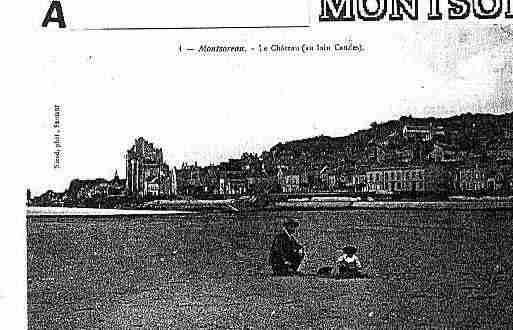 Ville de MONTSOREAU Carte postale ancienne