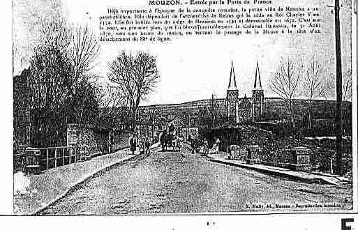 Ville de MOUZON Carte postale ancienne