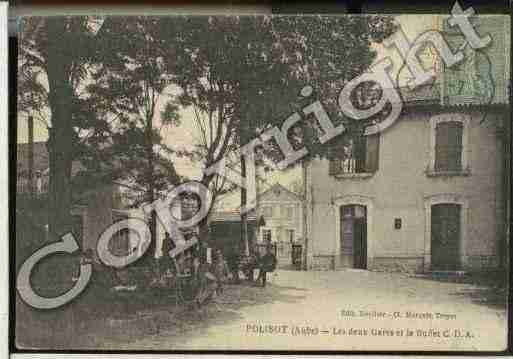 Ville de POLISOT Carte postale ancienne