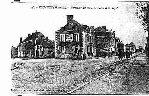 Ville de POUANCE Carte postale ancienne