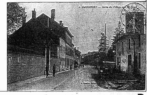 Ville de RAUCOURTETFLABA Carte postale ancienne