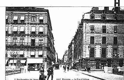 Ville de RENNES Carte postale ancienne