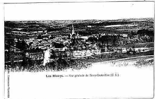 Ville de RICEYS(LES) Carte postale ancienne