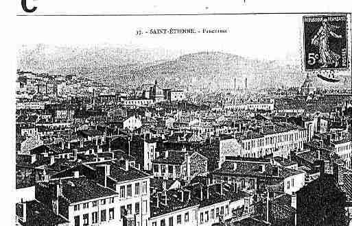 Ville de SAINTETIENNE Carte postale ancienne