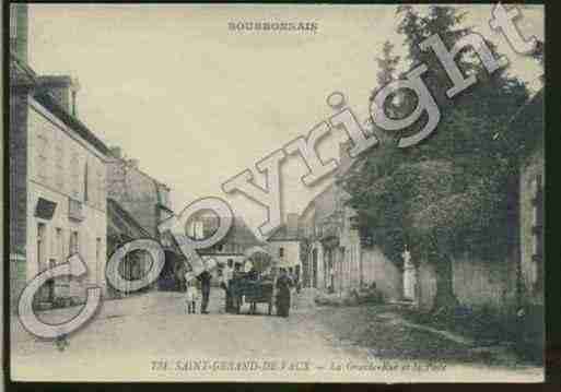 Ville de SAINTGERANDDEVAUX Carte postale ancienne