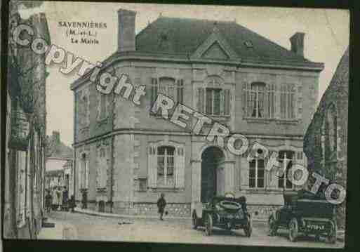 Ville de SAVENNIERES Carte postale ancienne