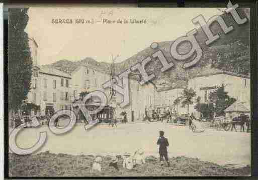 Ville de SERRES Carte postale ancienne