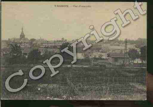 Ville de TAGNON Carte postale ancienne