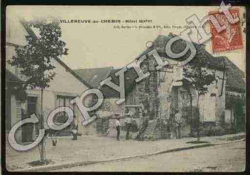 Ville de VILLENEUVEAUCHEMIN Carte postale ancienne