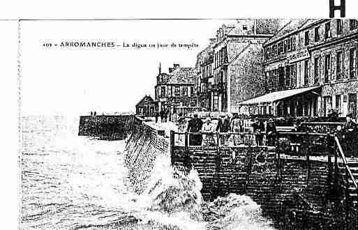 Ville de ARROMANCHESLESBAINS Carte postale ancienne