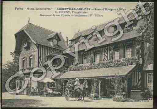 Ville de AUBERVILLE Carte postale ancienne