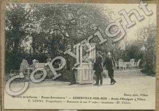 Ville de AUBERVILLE Carte postale ancienne