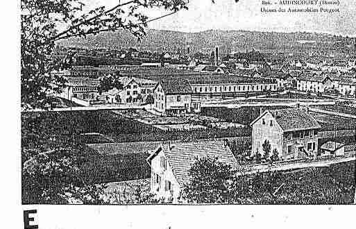 Ville de AUDINCOURT Carte postale ancienne