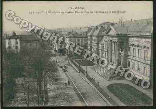 Ville de AURILLAC Carte postale ancienne