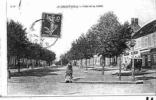 Ville de BAUGY Carte postale ancienne